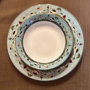 Warren Kimble “Coastal Breeze” Dishes